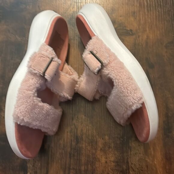 Koolaburra By Ugg Pasea Slide Pink Sandals Size 10 - Picture 7 of 11